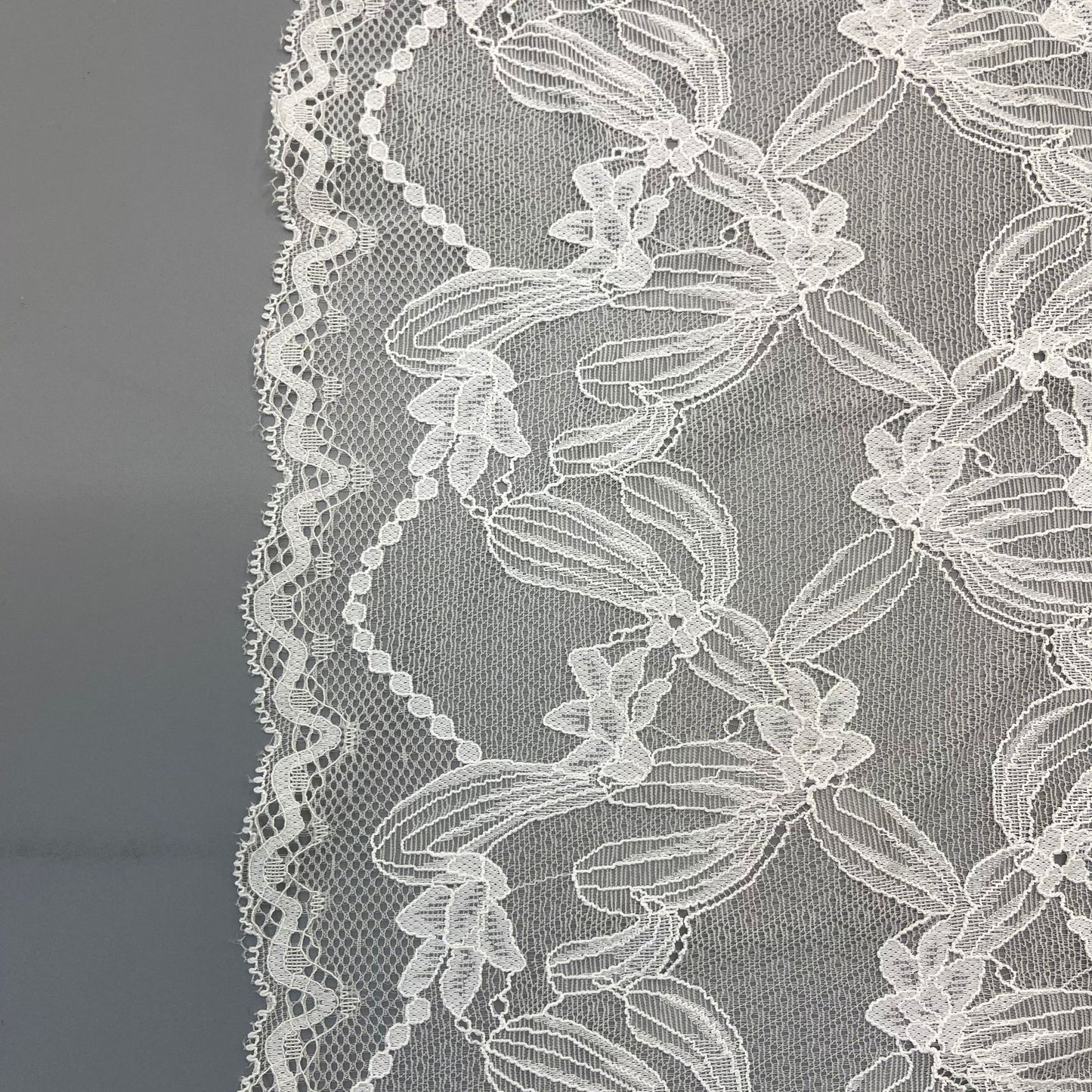 freedombeauty|23CM Elastic Lace Trim Suitable for High-end Wedding Dress Accessories