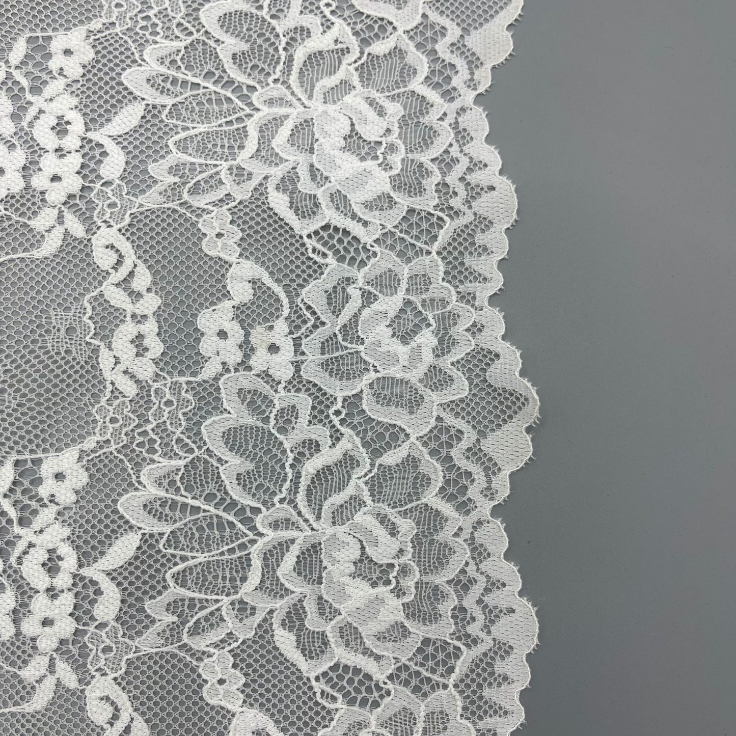 freedombeauty|24cm Wavy Lace Trim DIY Wedding Dress Lingerie Accessories Clothing Decoration Supply