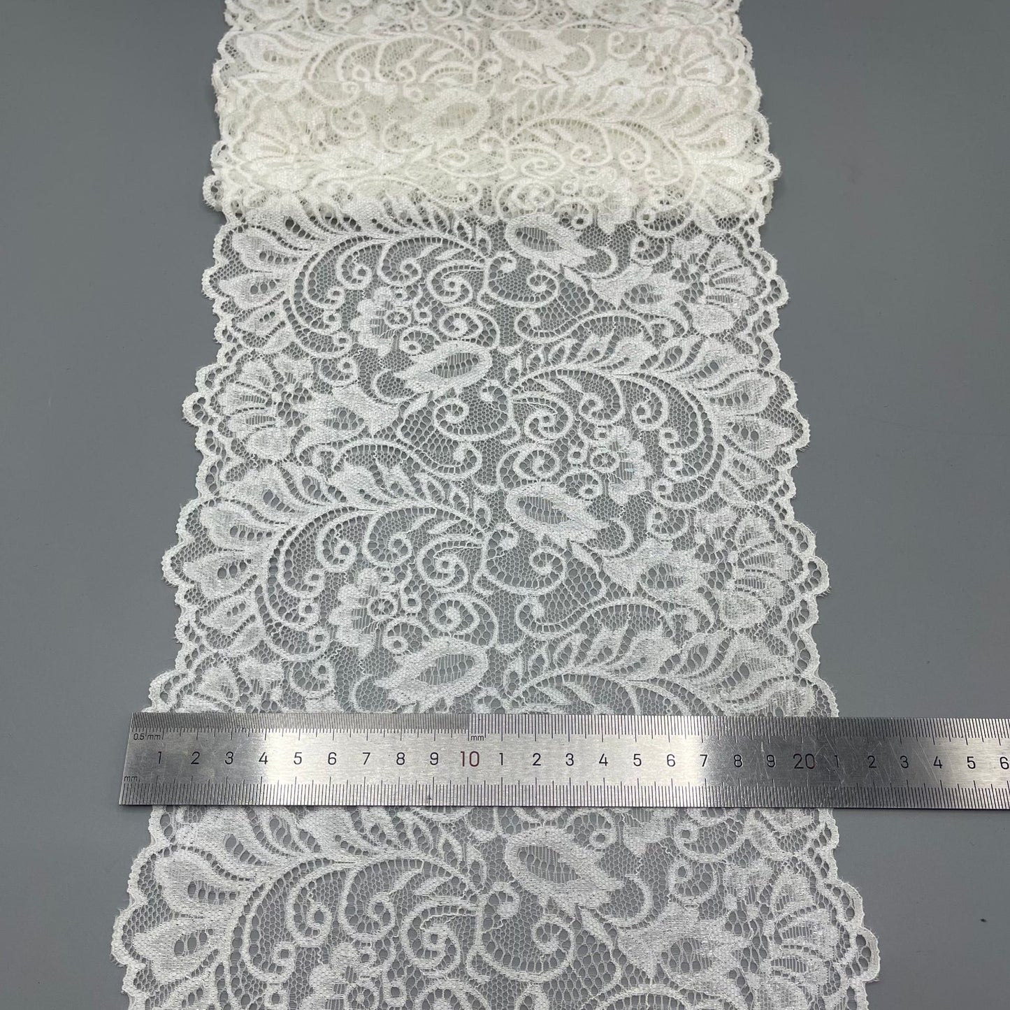 freedombeauty|21CM Black and White Hollow Elastic Lace Trim DIY Clothing Lingerie Lace Wedding Dress Accessories