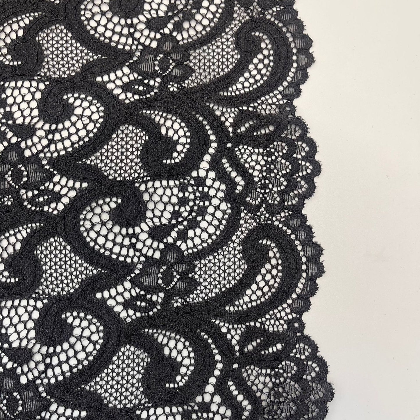 freedombeauty|21CM Lingerie Export Wedding Dress Handmade Lace White Elastic Hollow Lace Nylon Fabric Decoration