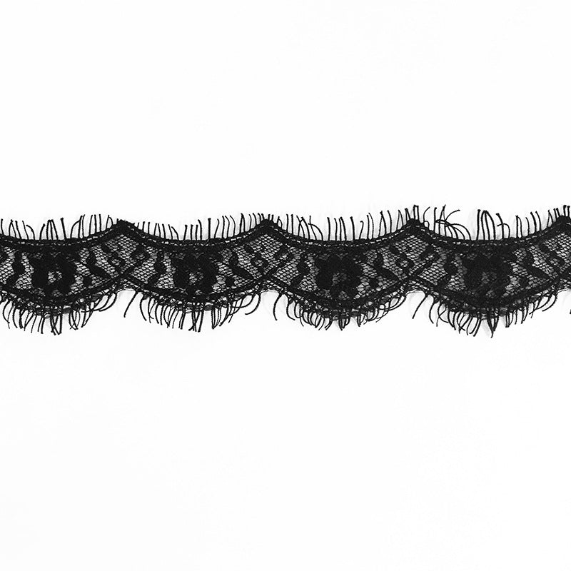 FREEDOMBEAUTY | Spot direct sales popular eyelash lace 5cm non-elastic lace DIY clothing accessories lace lace