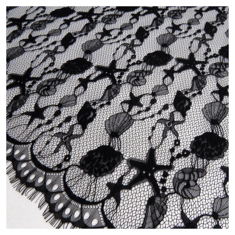 FREEDOMBEAUTY | Starfish shell pattern quality lace, new sea world pattern fashion women's lace