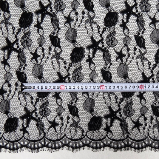 FREEDOMBEAUTY | Starfish shell pattern quality lace, new sea world pattern fashion women's lace