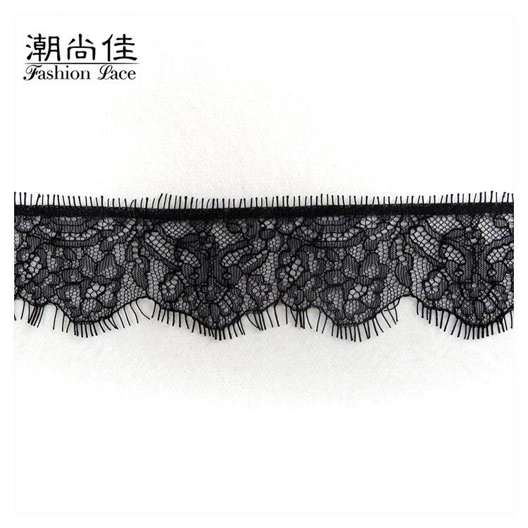 FREEDOMBEAUTY | New small flower unilateral 5.2cm hollow pajamas underwear eyelashes lace DIY wedding accessories lace