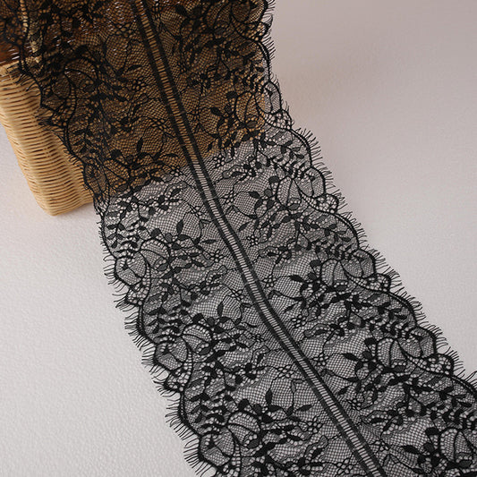 FREEDOMBEAUTY | Factory direct sales 22cm small fragrant wind lace row beard non-elastic lace lace eyelashes nylon lace edge wholesale