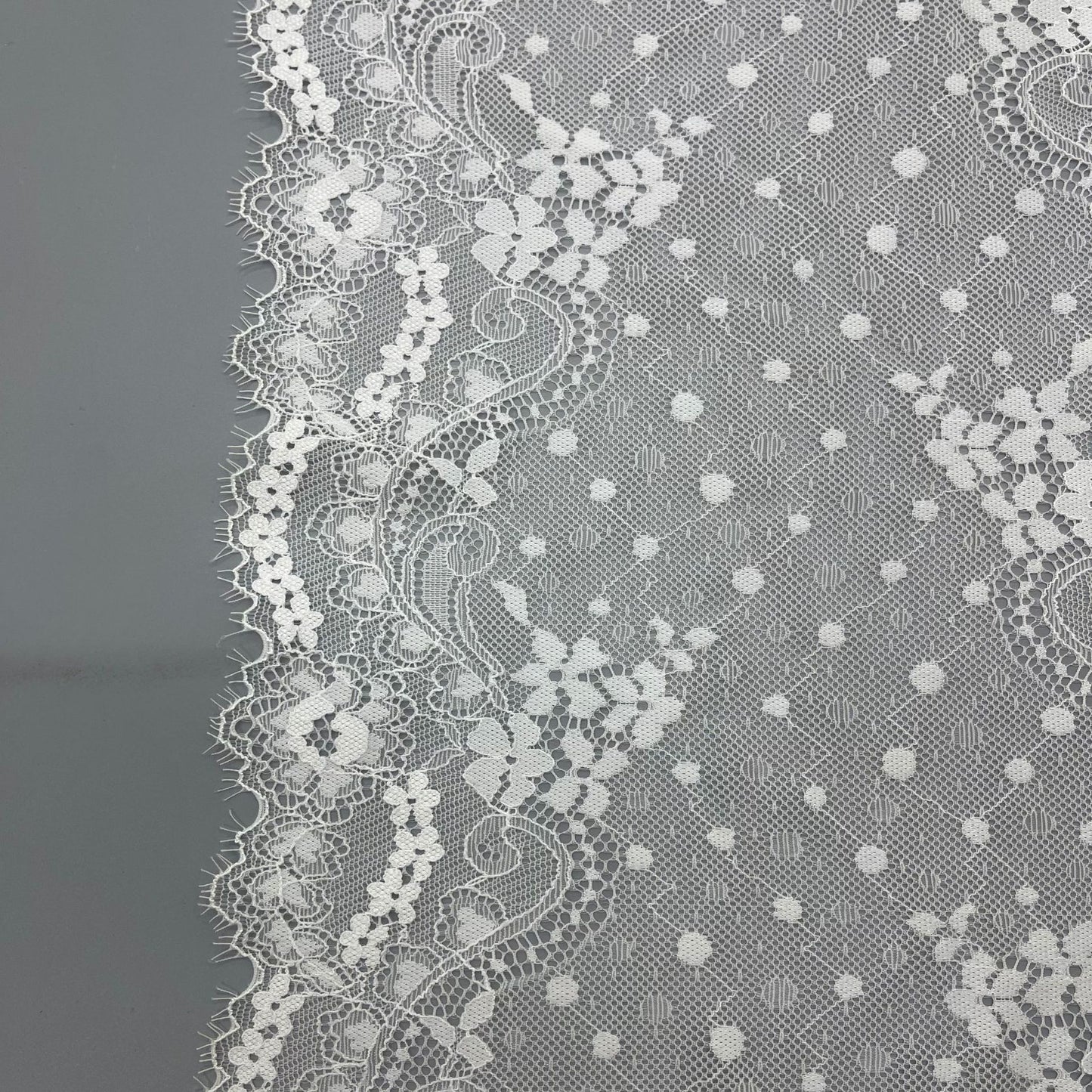 freedombeauty|24cm Elastic Eyelash Soft Nylon Spandex Black and White Sock Decoration Elastic Lace Trim