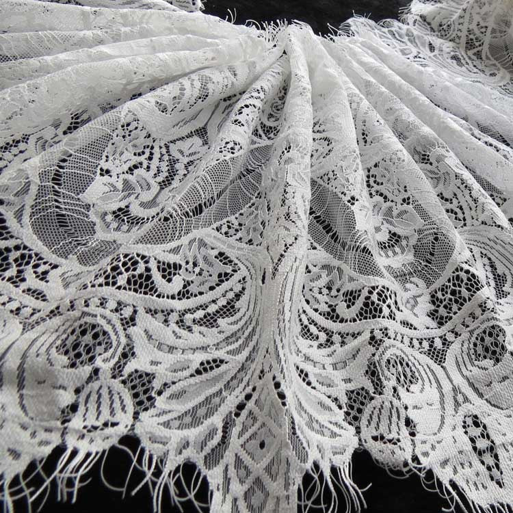 FREEDOMBEAUTY | 34cm nylon silk clothing accessories eyelash lace socks Japanese lace DIY material lace lace