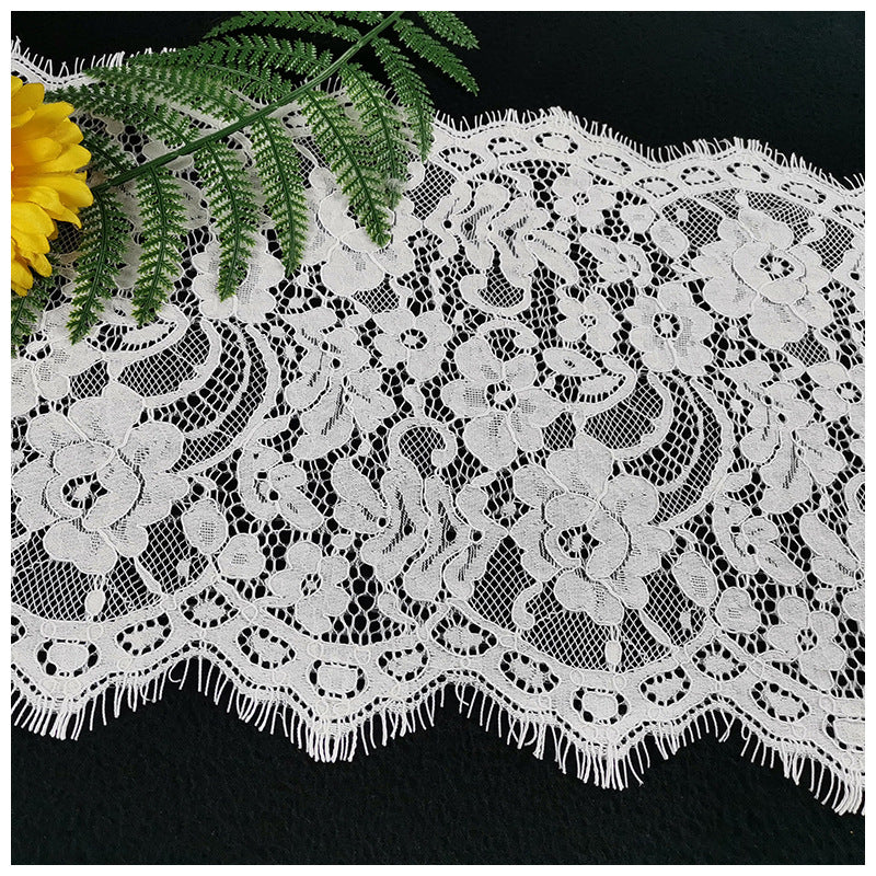 FREEDOMBEAUTY | 26CM strand eyelash lace, rose lace DIY accessories, brocade lace