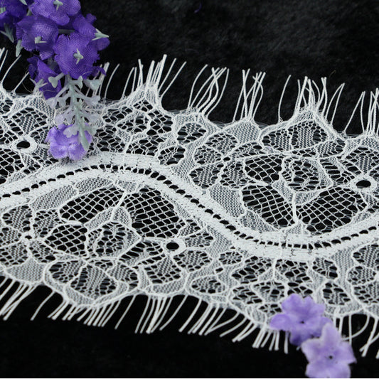 FREEDOMBEAUTY | 8.5cm wide non-elastic eyelash lace, clothing accessories lace, dress lace, eyelash small edge