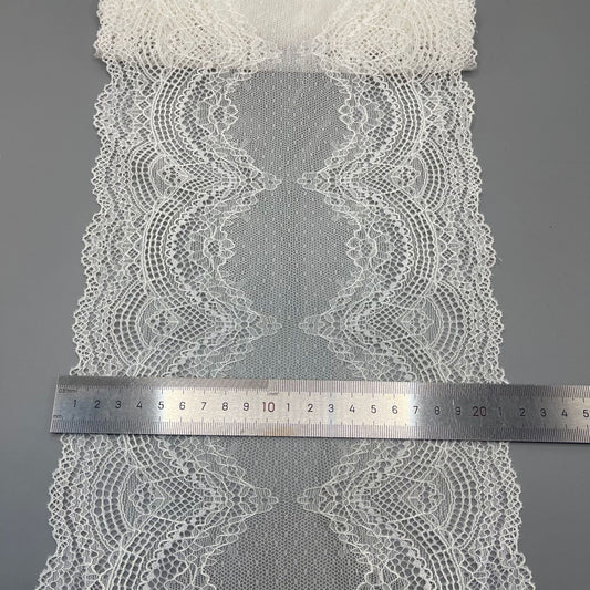 freedombeauty|21CM Underwear Elastic Lace Trim Direct Supply Suitable for Underwear and Wedding Dress Making