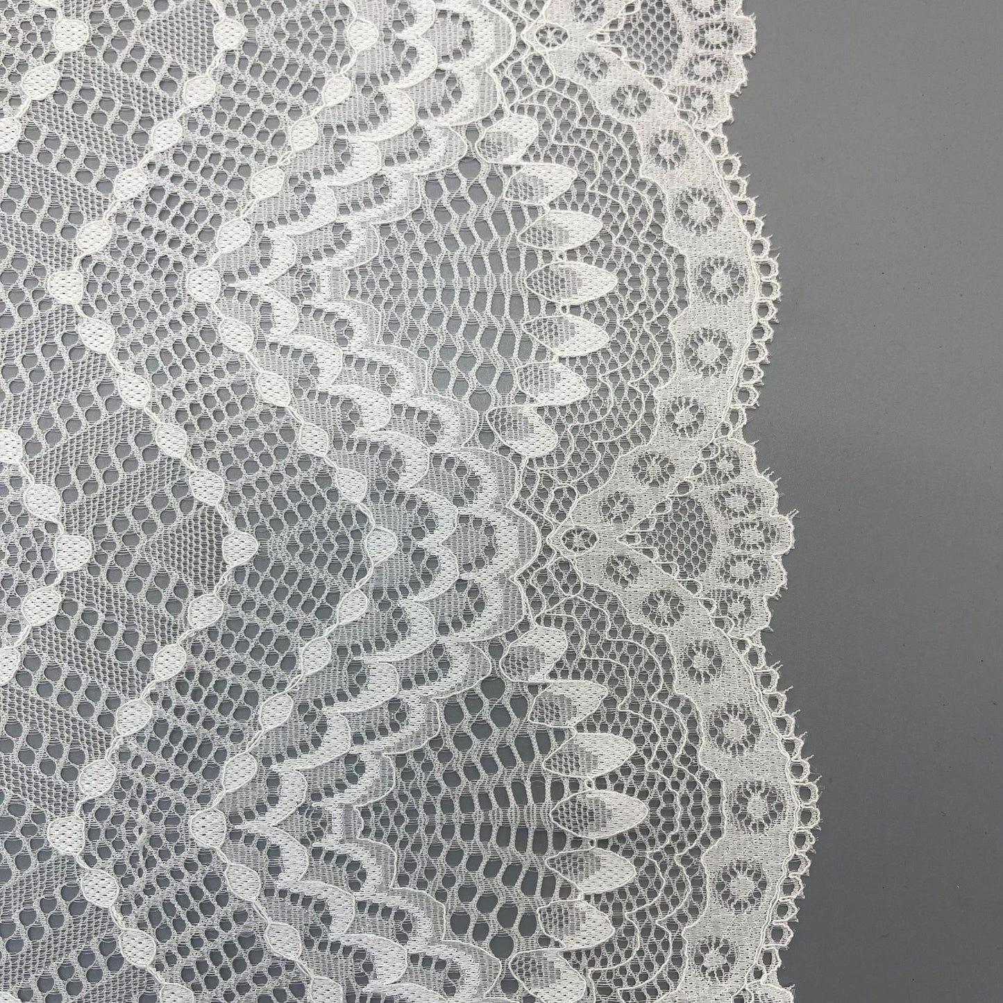 freedombeauty|18CM Lingerie Wedding Dress Accessories High-Quality Nylon Elastic Lace Hollow Trim