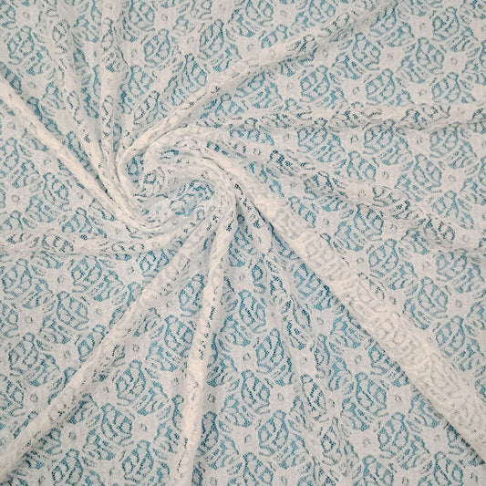 freedombeauty|Hot Bubble Lace Fabric Elegant Soft Dress Fashion Gown Wedding Dress Accessories Decorative Lace Fabric Cuffs