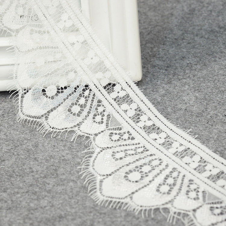 FREEDOMBEAUTY | 9cm Home Accessories Eyelashes Single-sided Lace, Tube Top Underwear Nylon Eyelashes Dress Lace