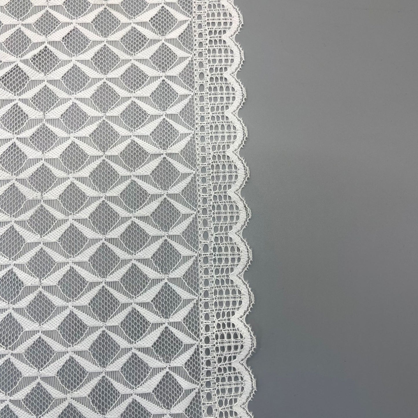 freedombeauty|21CM Wedding Dress Special Accessories White Elastic Hollow Lace Trim Nylon Handmade