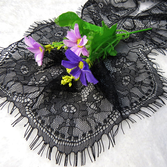 FREEDOMBEAUTY | 9cm wide factory spot crochet lace, eyelash lace, knitted crochet lace