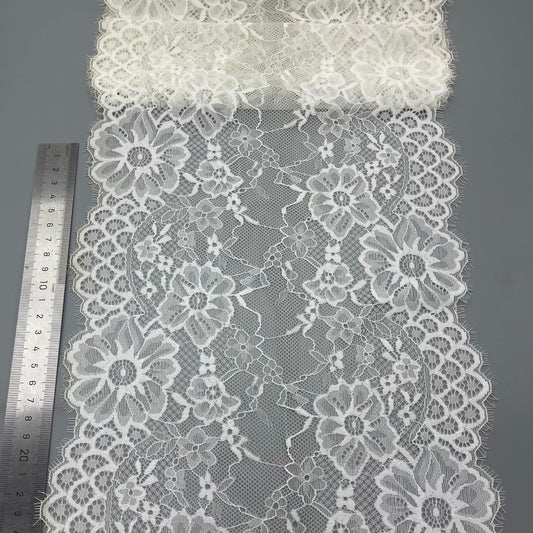freedombeauty|25CM French Style Eyelash Hot Sale Elastic Lace Lace Trim Neckline Lingerie Lace Accessories
