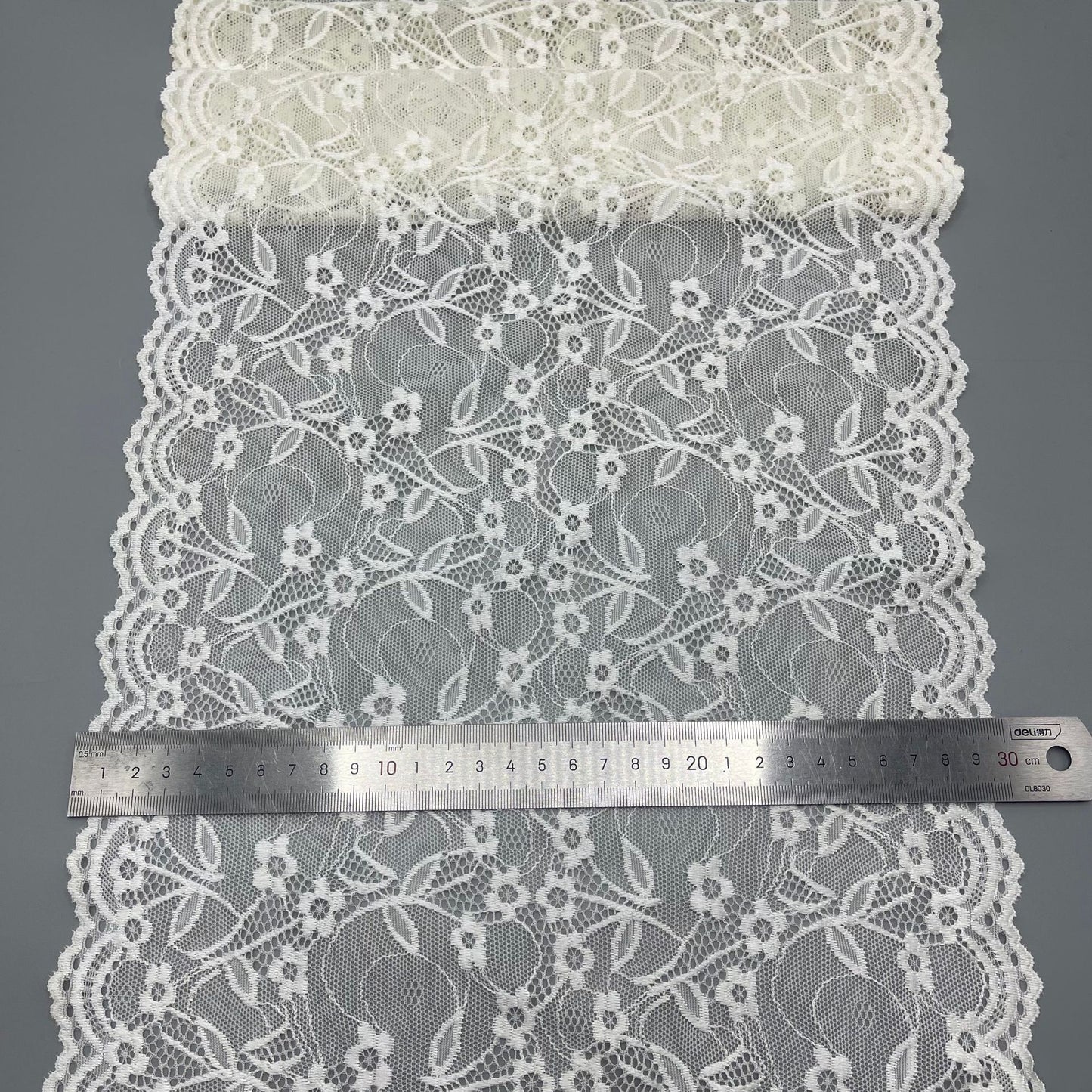 freedombeauty|30CM Double-Sided Lace Trim Nylon Lace Trim Stretch Small Lace Trim Fashion Lingerie Lace Trim