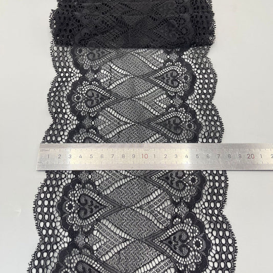 freedombeauty|18cm Nylon Lace Trim Elastic Lace Wedding Dress Underwear Gloves Socks Accessories
