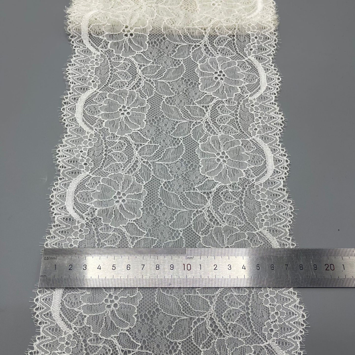 freedombeauty|17CM Elastic Eyelash French High-end Clothing Accessories Lace Trim In Stock Suitable for Handmade