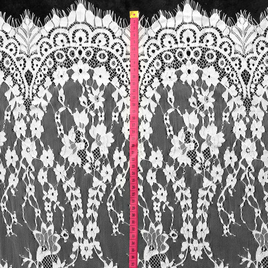 FREEDOMBEAUTY | Lace nylon bilateral dyeable fashion lace wedding dress lace DIY eyelash lace wholesale
