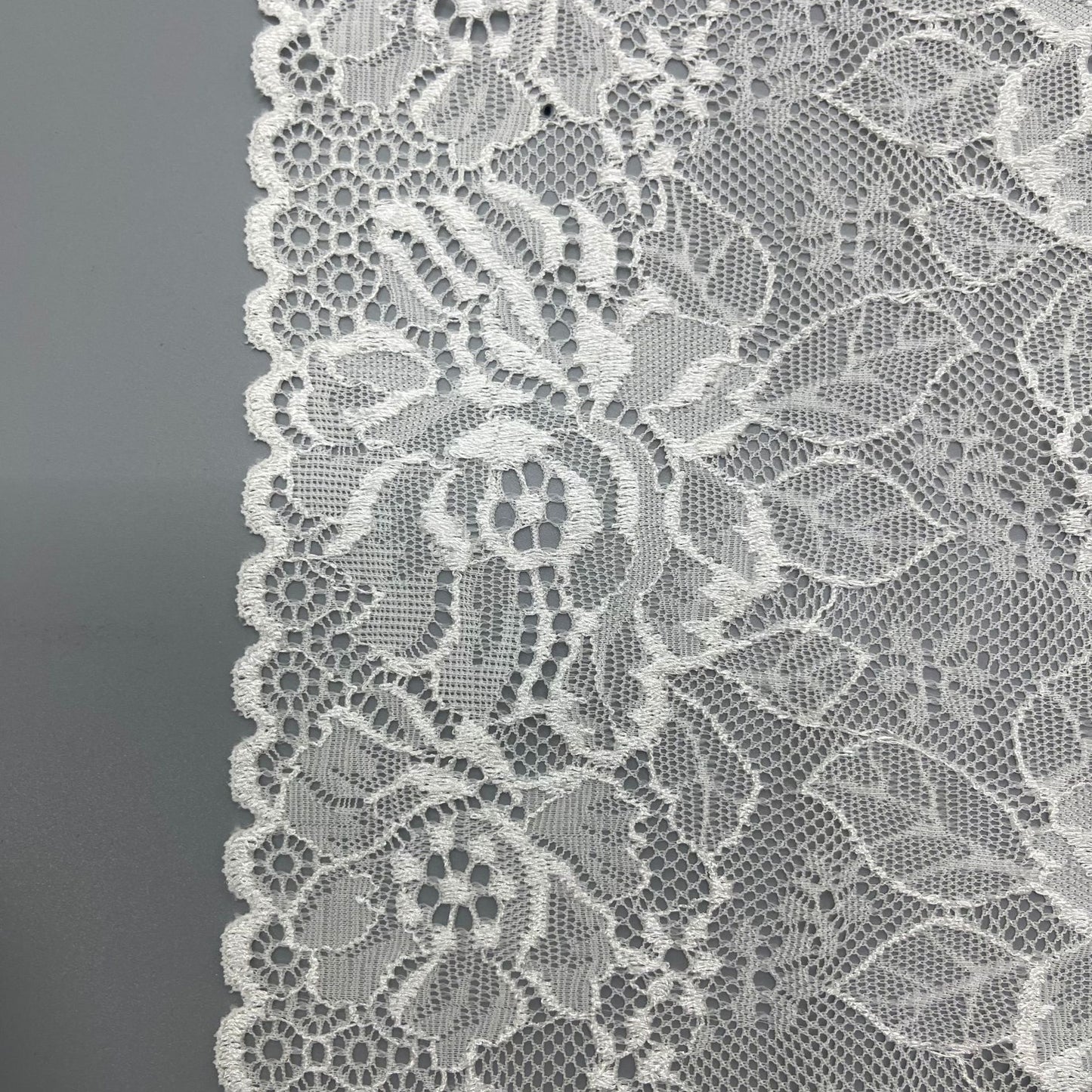 freedombeauty|17cm Underwear Wedding Dress Accessories White Nylon Hollow Lace Trim Custom Lace Pattern
