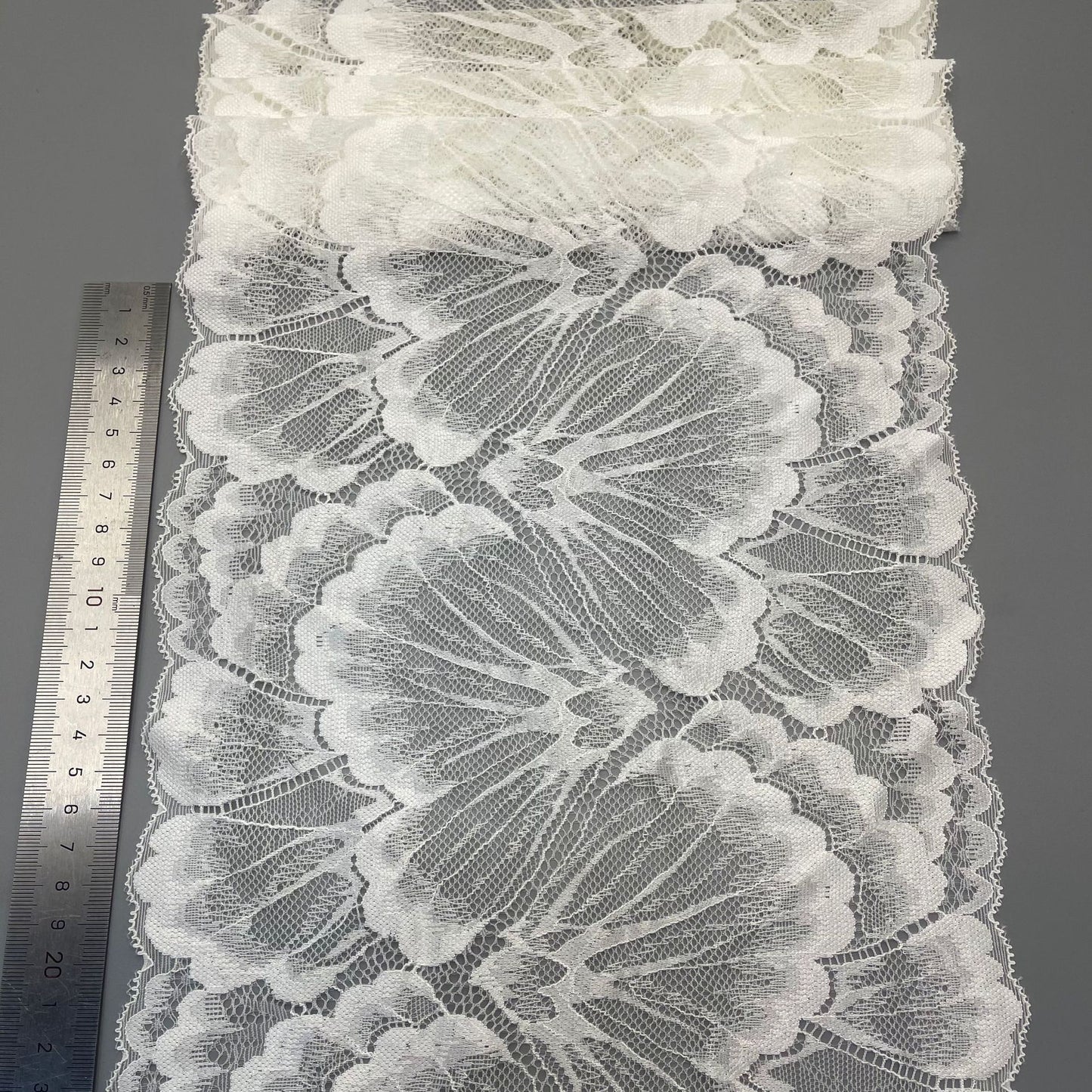 freedombeauty|23CM Wavy Lace Trim Wedding Dress Lingerie Accessories DIY Decoration Hot Sale