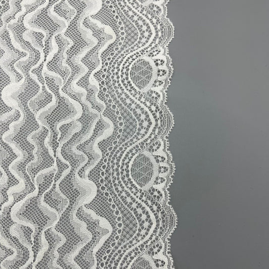 freedombeauty|18CM Sexy Lingerie Elastic Clothing Accessories Lace Trim Supply Suitable for Wedding Dress Decoration