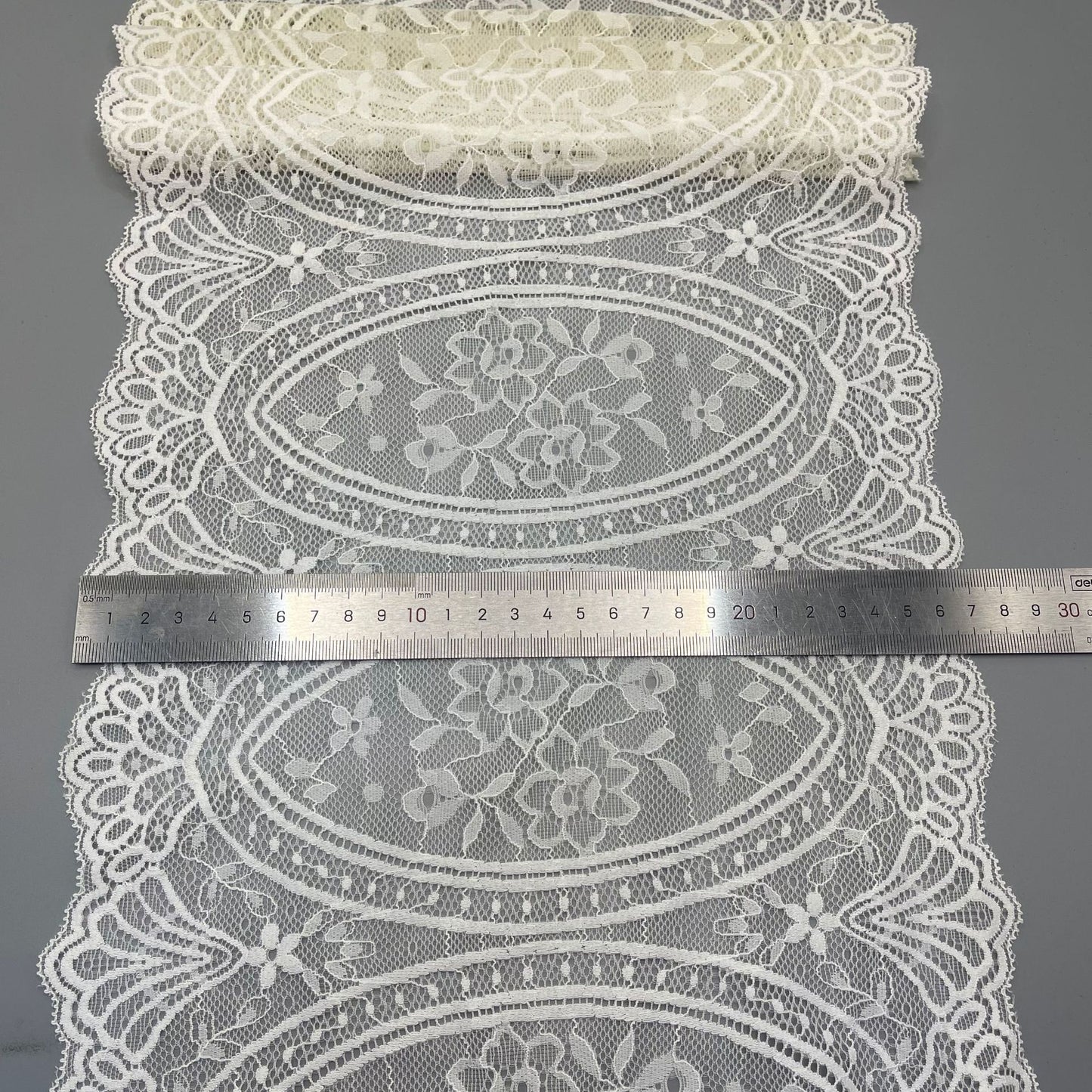 freedombeauty|25CM French Water-Soluble Lace Trim Clothing Lingerie Accessories DIY Wedding Dress Decoration Collaboration