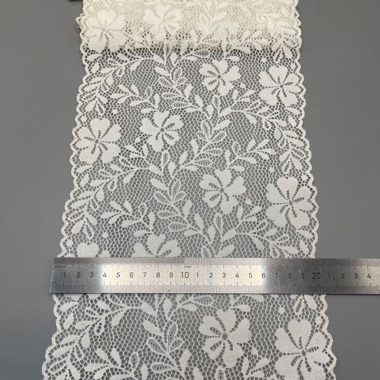 freedombeauty|20CM Wedding Dress Handmade Elastic Lace Trim In Stock