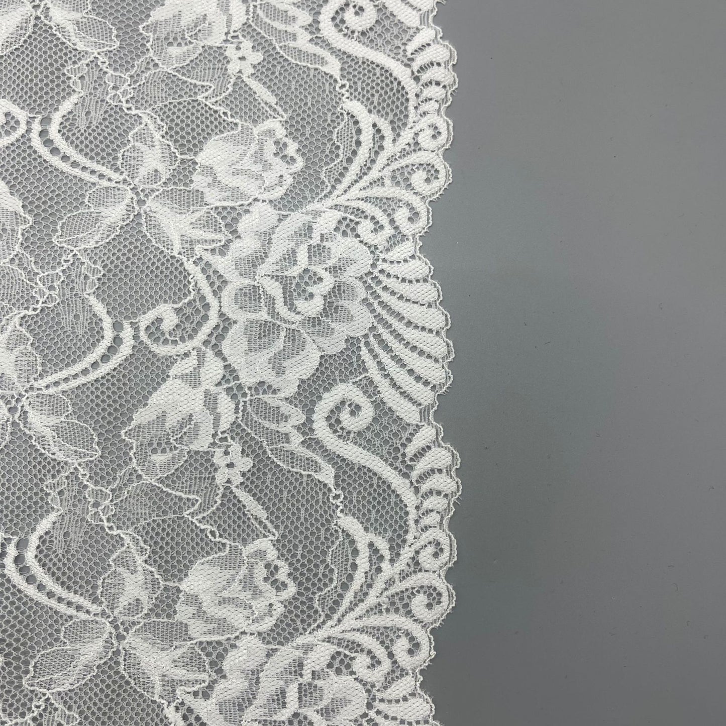 freedombeauty|18CM Elastic Hollow Lace Trim DIY Wedding Dress Clothing Lingerie Accessories Home Textile Fabric