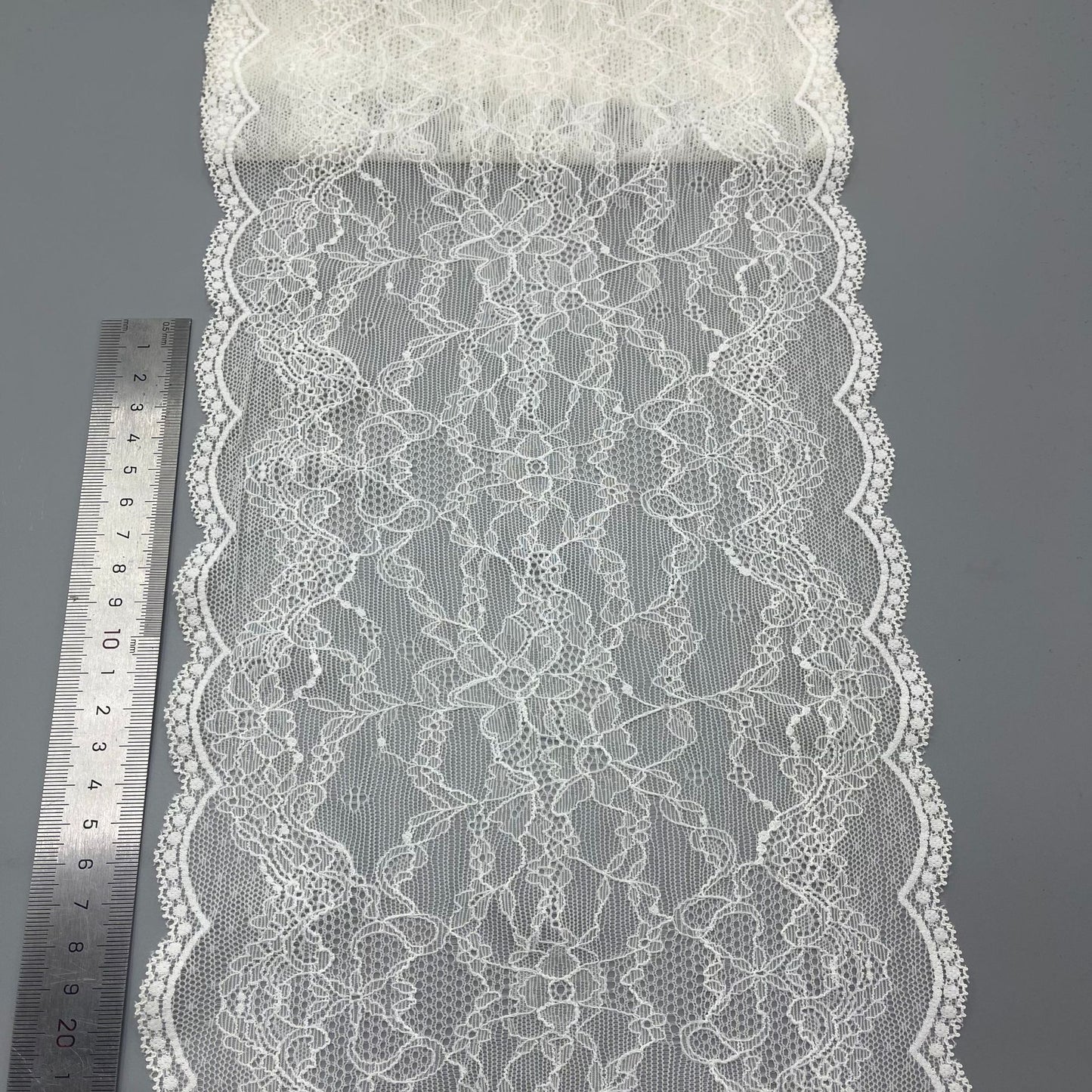 freedombeauty|20CM Wedding Dress Accessories White Nylon Elastic Hollow Lace Trim Panty Lace E-commerce