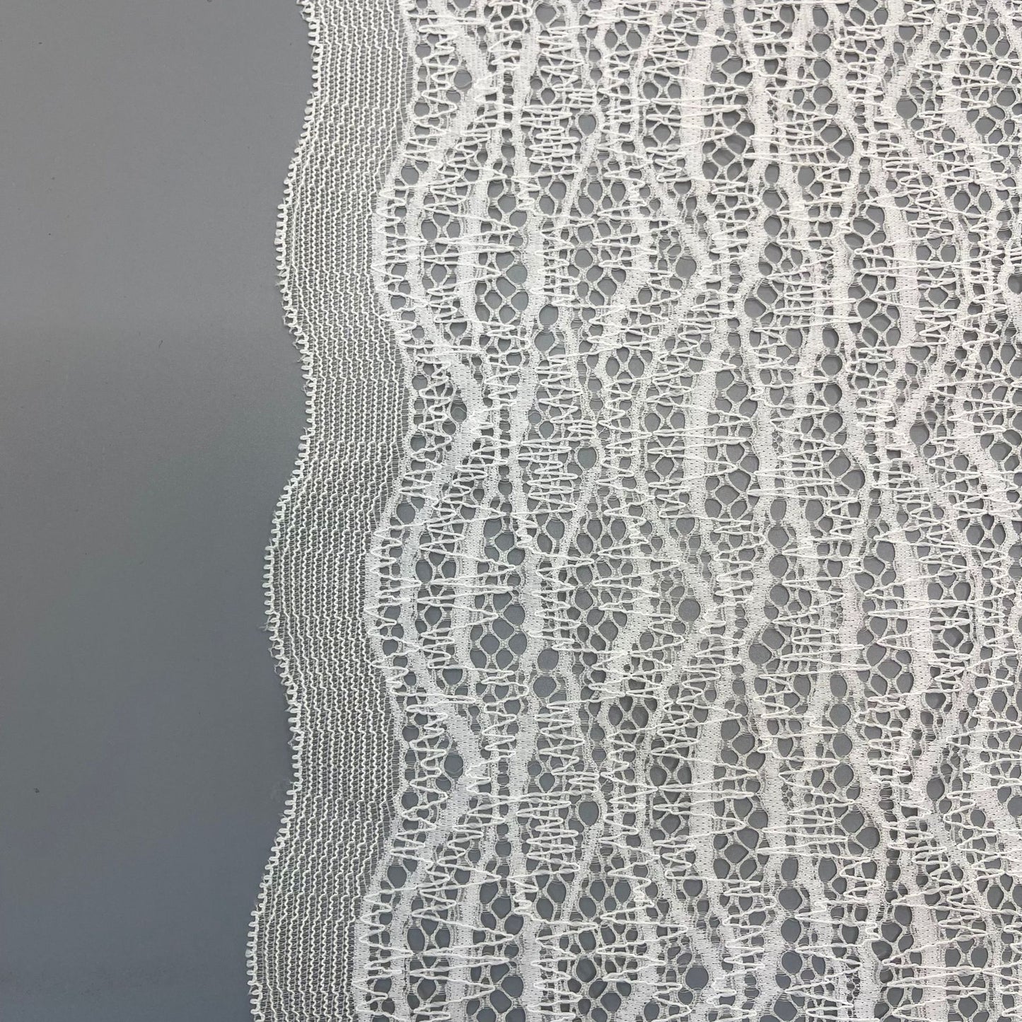 freedombeauty|20CM Wavy Elastic Lace Trim DIY Wedding Dress Garment Lingerie Accessories