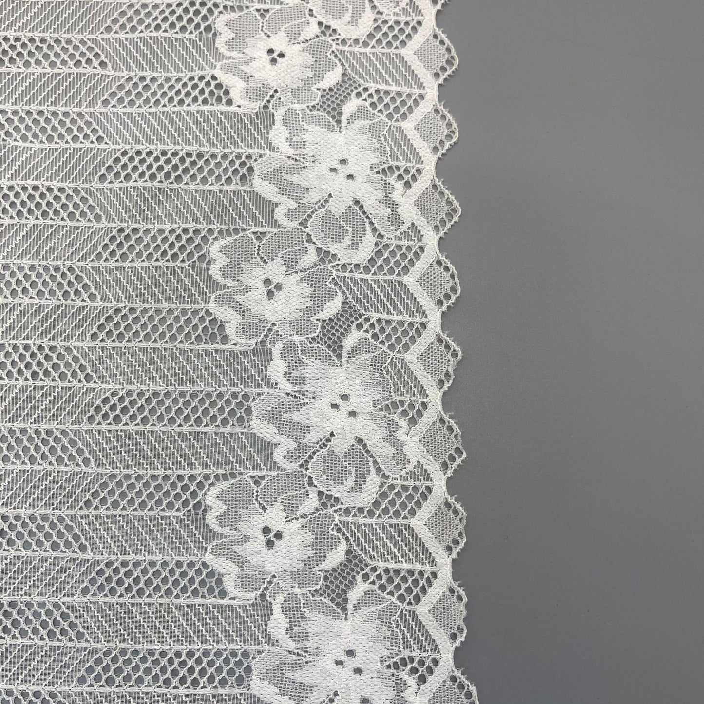 freedombeauty|20CM Nylon Wedding Dress Lace White Elastic Lace Hollow Design Accessories DIY Lace