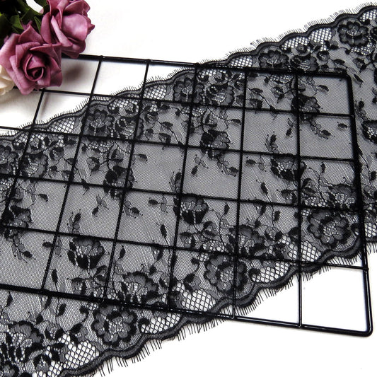FREEDOMBEAUTY | New light and breathable anemone nylon lace 24cm women's clothing tailoring with cloth eyelash lace