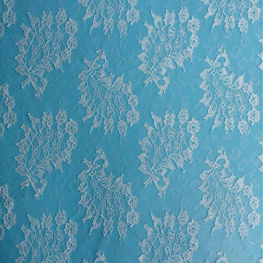 freedombeauty|New Floral Jacquard Lace Fabric with Sequins and Mesh for European and African Dresses and Skirts
