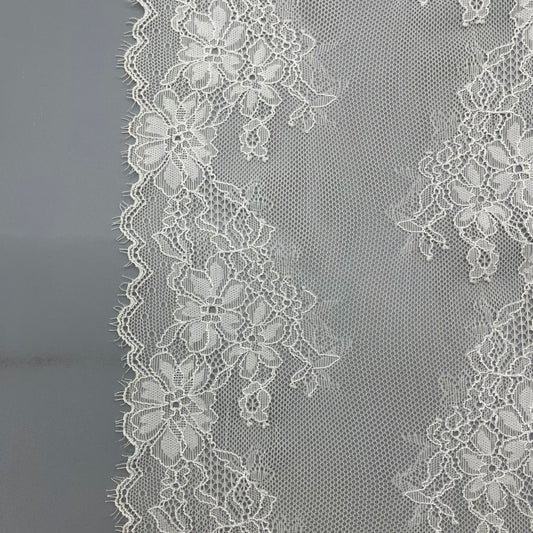 freedombeauty|18CM French Elastic Eyelash Lace Elastic Trim Skirt Children's Clothing Wedding Dress Decoration Clothing Hem