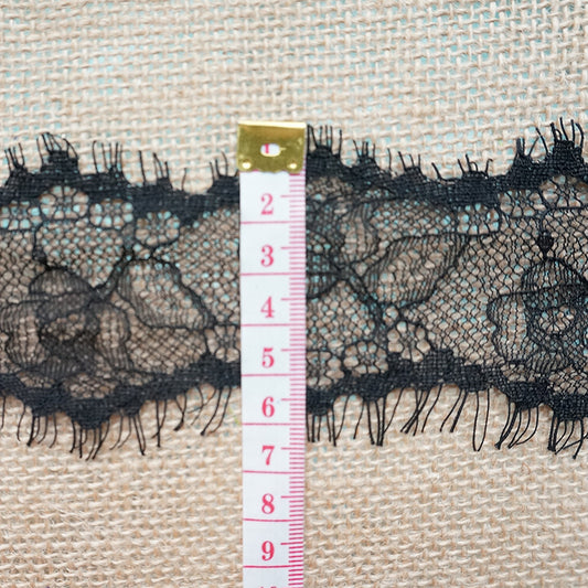 FREEDOMBEAUTY | 6.5cm small edge nylon silk exquisite underwear lace, trendy clothing women's pajamas collar accessories lace