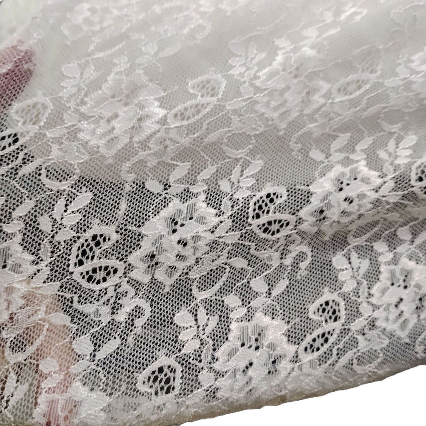 freedombeauty|Direct Sale In Stock 2024 Spring Summer New Multi-color Nylon Stretch Mesh Skirt Women's Lace Trim