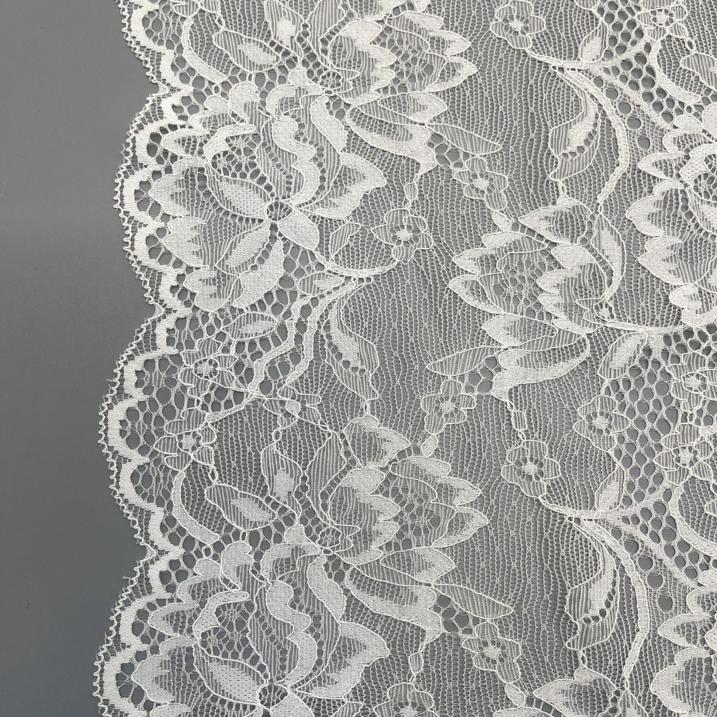 freedombeauty|30CM Underwear Skirt Hollow Lace Nylon White Elastic Lace Trim Wedding Dress Accessories