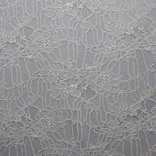 freedombeauty|Nylon Lace Fabric Connected Large Flower Elastic Full Wedding Dress Base Children's Dress Decoration Pocket T-Shirt