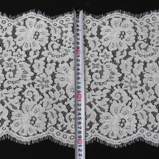 FREEDOMBEAUTY | 31cm brocade cotton strand thread eyelash lace, quality thick clothing accessories lace underwear children's lace