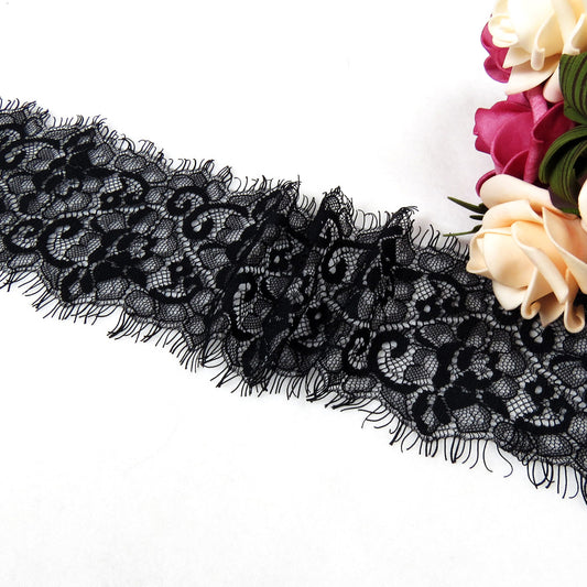 FREEDOMBEAUTY | 8.5cm popular eyelash lace spot direct sales lace lace, clothing accessories nylon lace