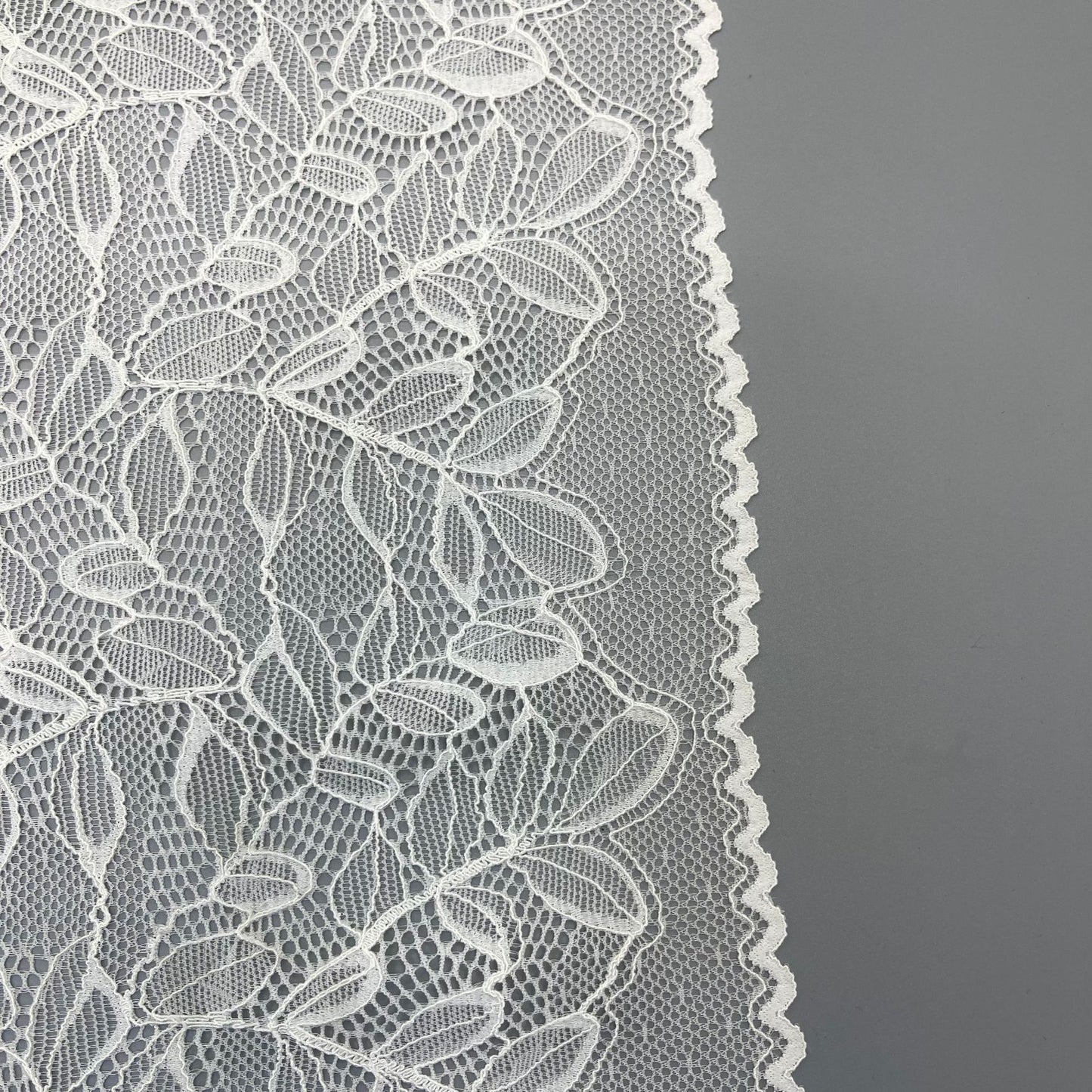 freedombeauty|18CM High-end Wedding Dress Lace Trim White Elastic Hollow Lace Nylon Handmade Panties