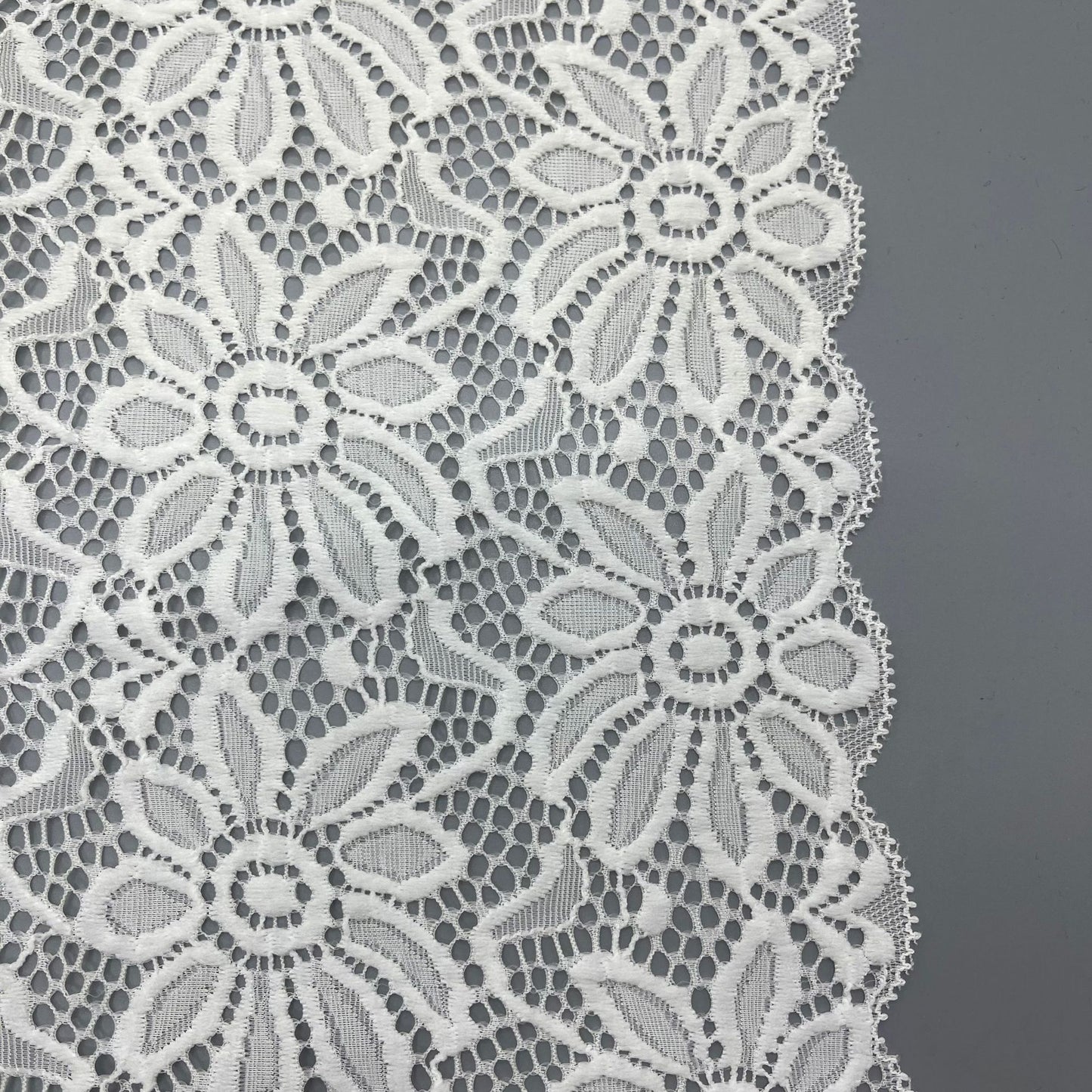 freedombeauty|28cm European and American Lace Handmade Wedding Dress Accessories Nylon Hollow Lace Trim High-end Design Edging