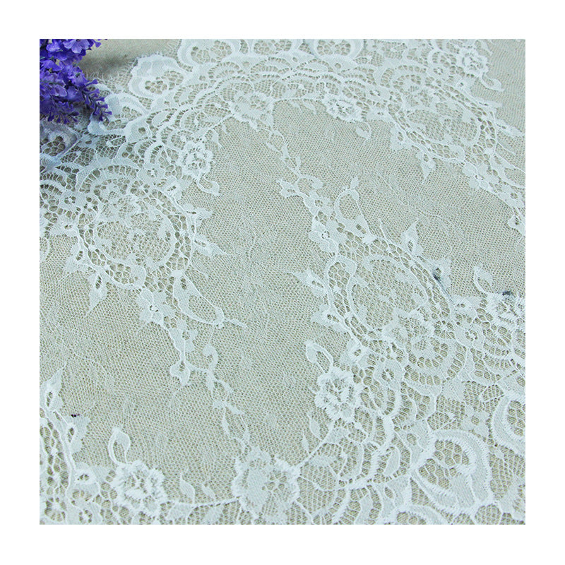 FREEDOMBEAUTY | 38cm Spot lace lace clothing accessories, eyelash lace, lace fabric, knitted non-elastic lace fabric