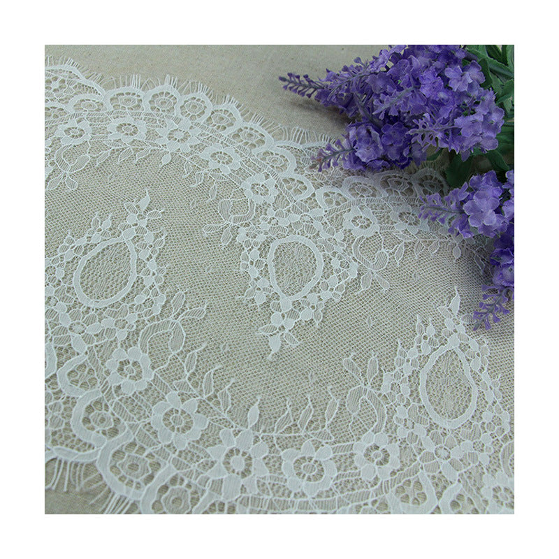 FREEDOMBEAUTY | Centipede Lace, Positioning Eyelashes Nylon Lace 24cm Computer Embroidery Lace Fabric Lace