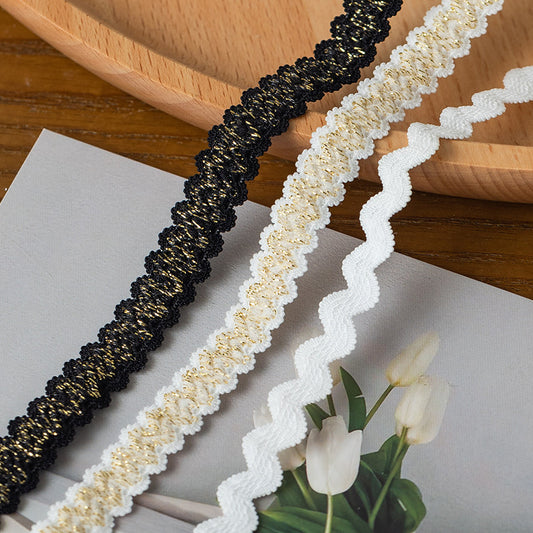 FREEDOMBEAUTY | Factory Direct 1.0/0 Elastic Bending Elastic Band White Gold Black Gold Pure White Spot Children's Women's Sling