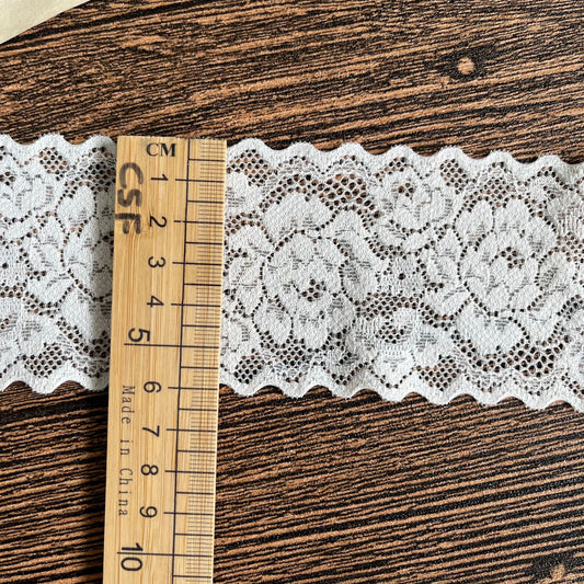 FREEDOMBEAUTY | Factory direct sales, spot quick hair French elegant hollow 6CM elastic lace lace accessories, handmade DIY decoration