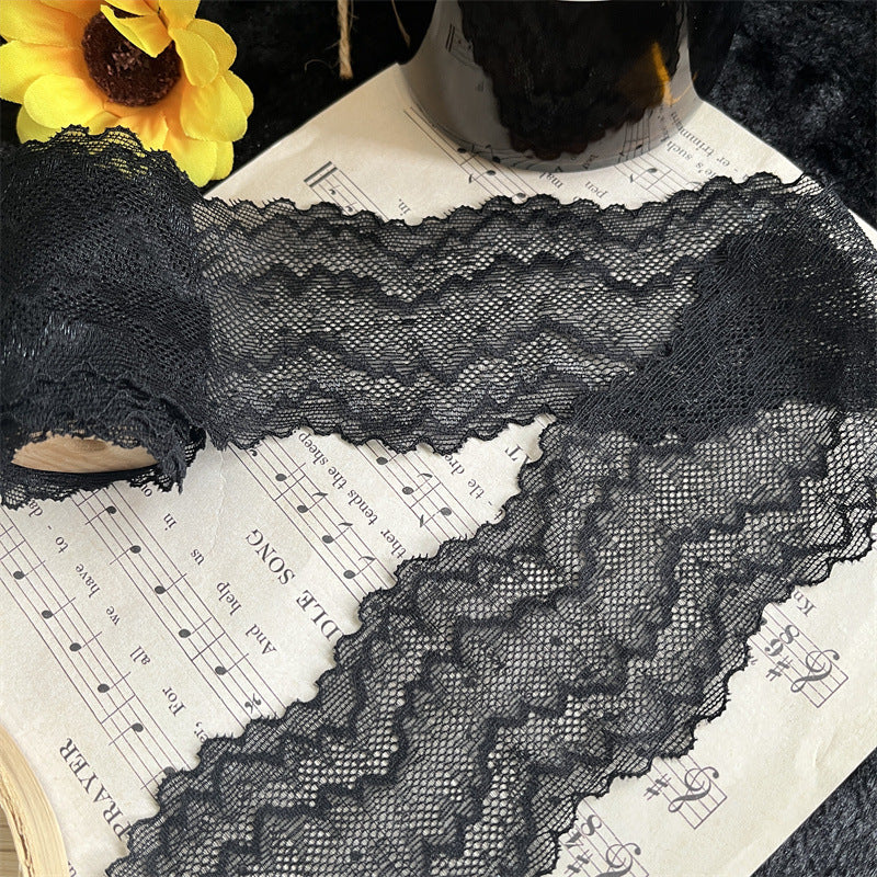 FREEDOMBEAUTY | Factory direct sales, spot fast hair French classic elegant retro lace fabric lace accessories DIY handmade