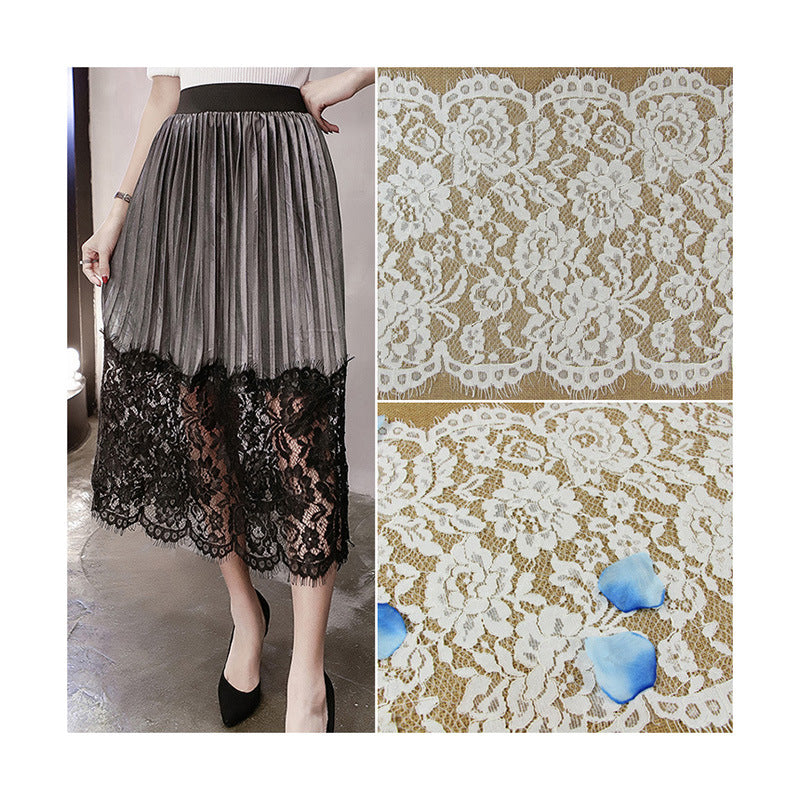 FREEDOMBEAUTY | 35cm brocade cotton strand brocade cotton eyelashes lace, lace wedding dress fabric, clothing dress lace accessories